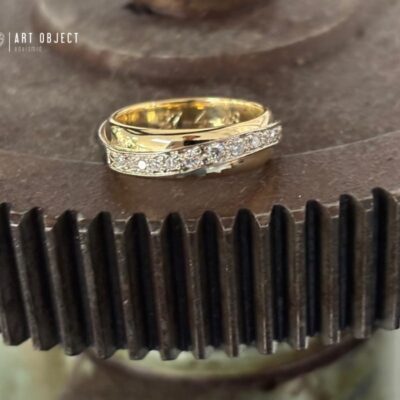 Met eigen goud en eigen diamant samen een ontwerp gemaakt